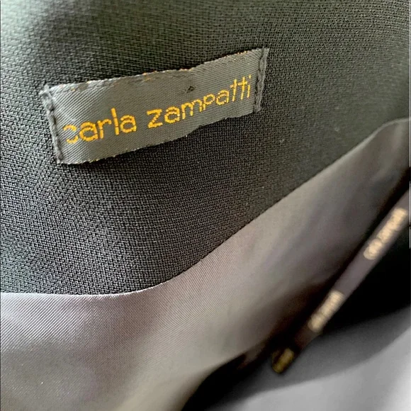 CARLA ZAMPATTI Classy Black Midi Dress - Picture 5 of 7